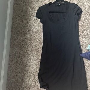 Express Black Short Sleeve Dress